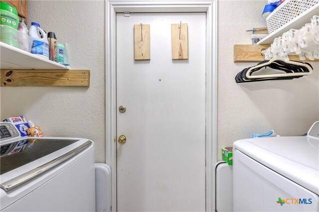 3302 Southhill Dr, Killeen, TX 76549 - laundry area with separate washer and dryer