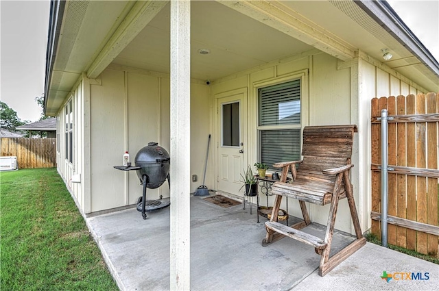 4001 Arafel Ln, Killeen, TX 76542 - view of patio featuring grilling area and fence