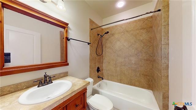 1802 Spring Valley Dr, Dripping Springs, TX 78620 - full bathroom with vanity and shower / bathtub combination