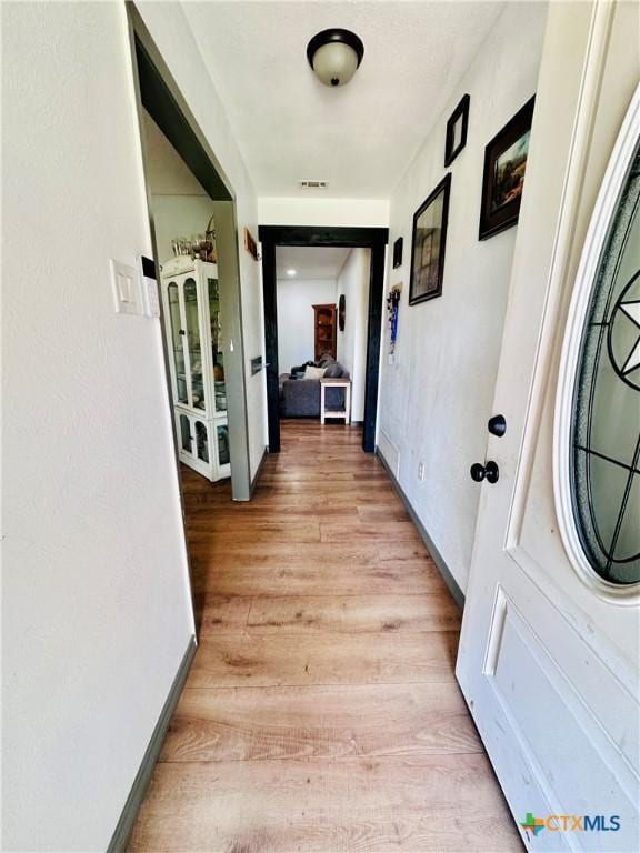 3043 Boys Ranch Rd, Kempner, TX 76539 - hallway featuring light wood-style flooring