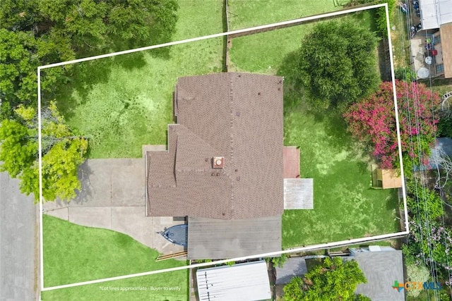 606 Brazos Dr, Temple, TX 76504 - aerial view of property and surrounding area with property boundaries highlighted