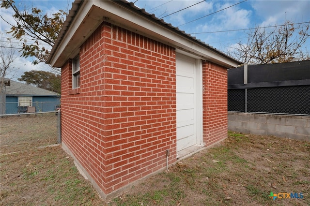 view of outdoor structure