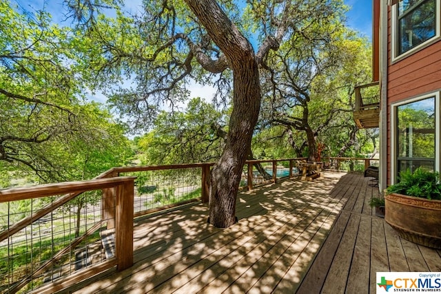 view of deck