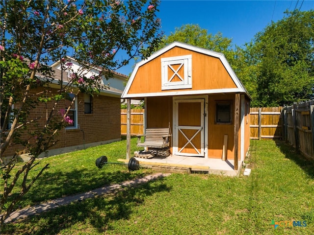 401 Suzie St, Killeen, TX 76542 - view of shed featuring a fenced backyard
