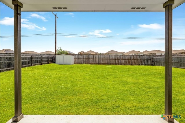 2523 Red Fern Dr, Harker Heights, TX 76548 - fenced backyard with a storage unit