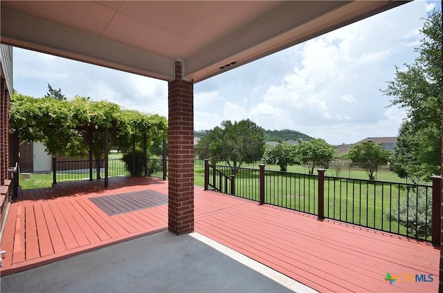 2009 Sandy Point Rd, Harker Heights, TX 76548 - view of wooden deck