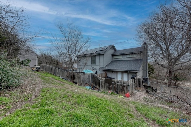 view of rear view of house