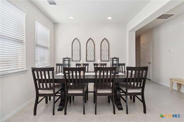 109 Cypress Hills Rd, San Marcos, TX 78666 - dining space featuring plenty of natural light, recessed lighting, and tile patterned flooring