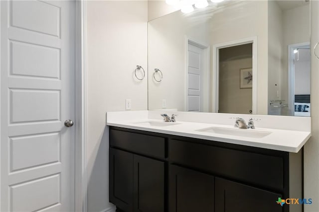 109 Cypress Hills Rd, San Marcos, TX 78666 - bathroom featuring double vanity