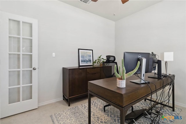 109 Cypress Hills Rd, San Marcos, TX 78666 - office space with ceiling fan and baseboards