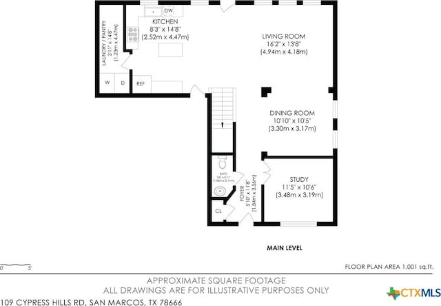 109 Cypress Hills Rd, San Marcos, TX 78666 - view of property floor plan