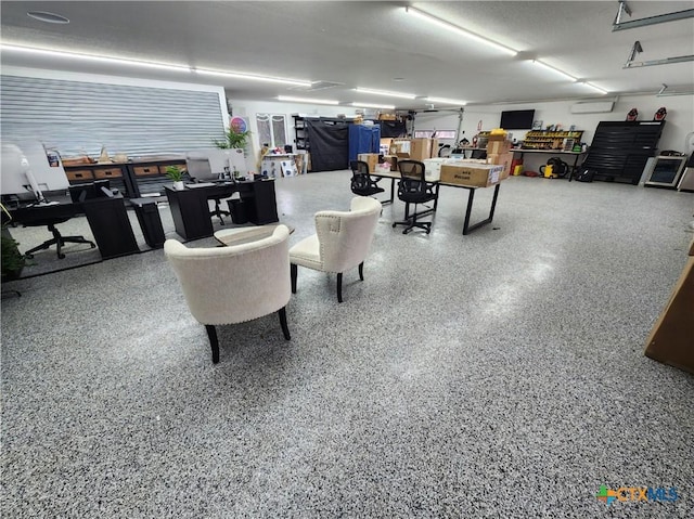 102 County Road 180, Leander, TX 78641 - garage featuring a wall mounted air conditioner