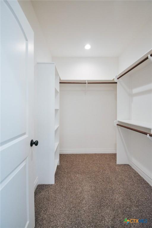 3611 Hanselman Rd, Victoria, TX 77901 - walk in closet featuring carpet floors