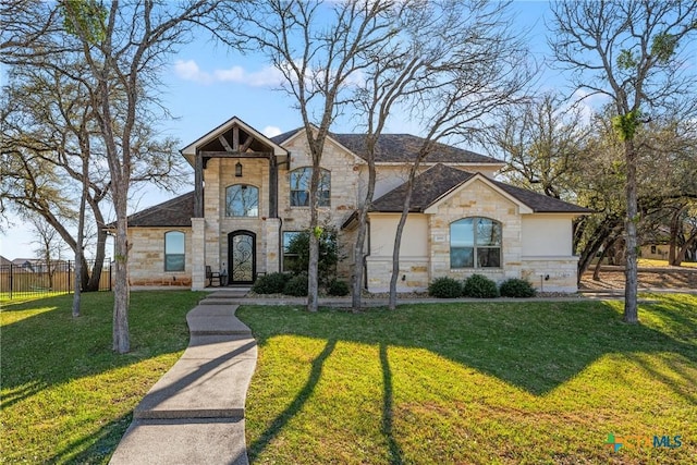 2015 Th Jones Mill Way, Salado, TX 76571 - french country style house featuring stone siding