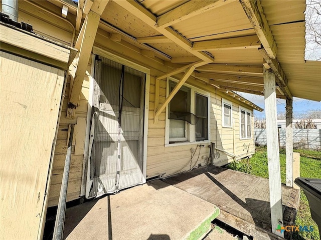 view of patio