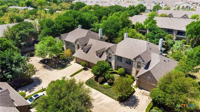 birds eye view of property featuring a residential view