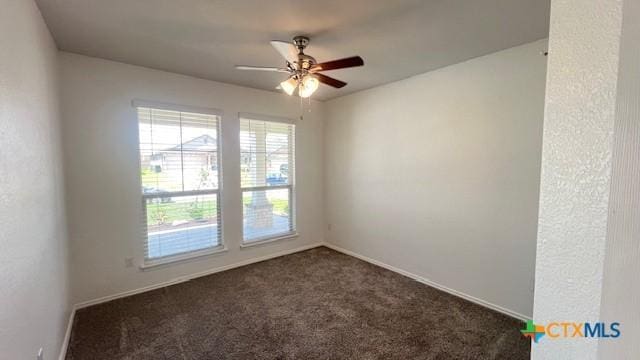 249 Bethann Dr, Temple, TX 76502 - carpeted spare room featuring a ceiling fan and baseboards