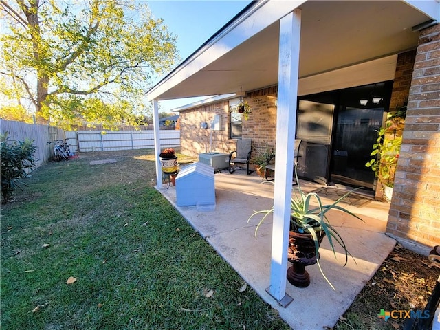 view of patio