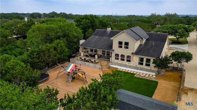 810 Pinnacle Pkwy, New Braunfels, TX 78132 - aerial view of property and surrounding area
