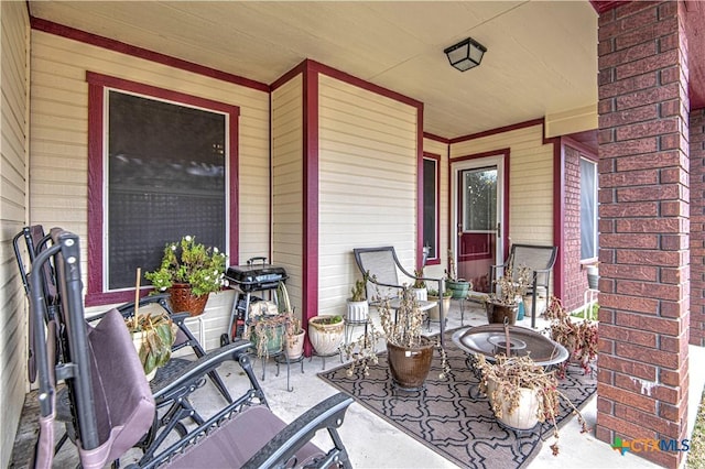 view of patio / terrace featuring area for grilling