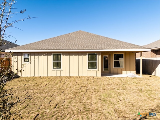 back of house featuring a patio area