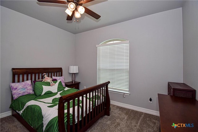 164 Metheglin Dr, Temple, TX 76502 - bedroom featuring carpet floors, baseboards, multiple windows, and a ceiling fan