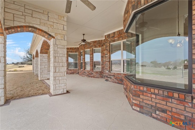 2747 Hester Way, Salado, TX 76571 - view of patio / terrace featuring a ceiling fan