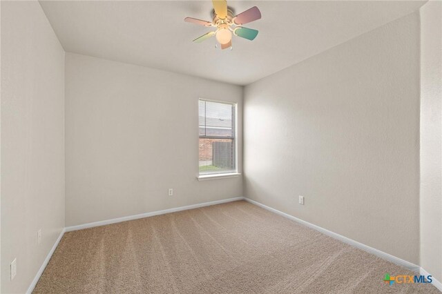 711 Leo Ln, Killeen, TX 76542 - empty room featuring light colored carpet and ceiling fan