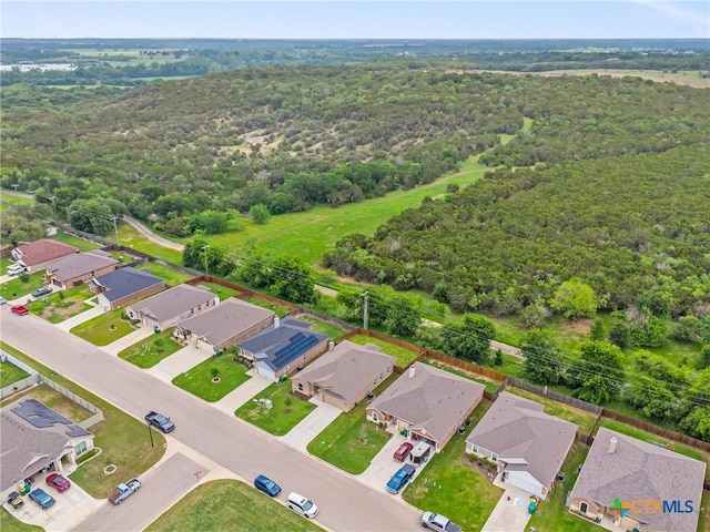 1703 Fossil Trl, Belton, TX 76513 - aerial view with a view of trees and a residential view