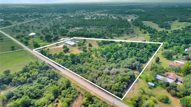 1622 Old Goliad Rd, Victoria, TX 77905 - aerial view of property's location with property parcel outlined