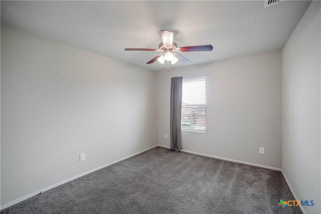 7147 Azure Waters, Converse, TX 78109 - spare room featuring ceiling fan and carpet