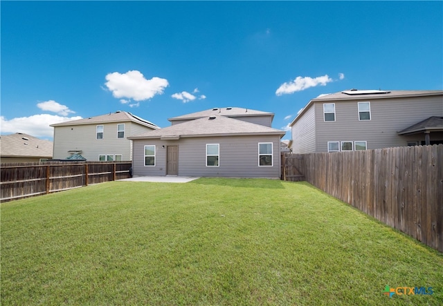 7147 Azure Waters, Converse, TX 78109 - rear view of property with a patio and a fenced backyard