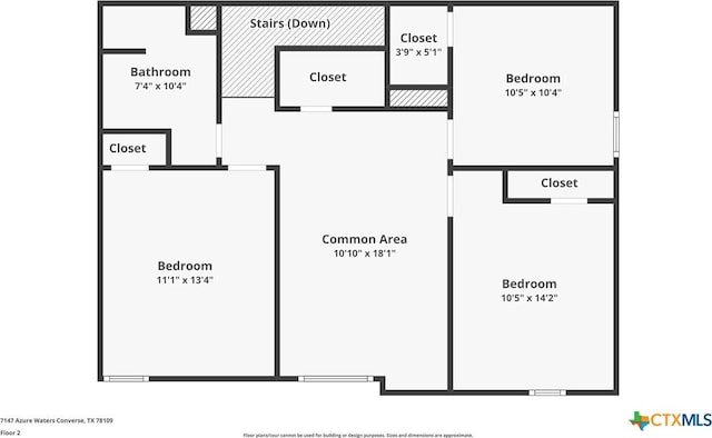 7147 Azure Waters, Converse, TX 78109 - view of room layout