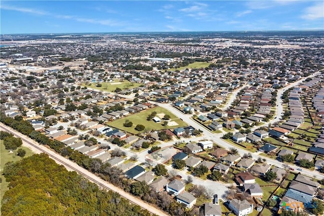 2102 Garrison Dr, Leander, TX 78641 - aerial view of property and surrounding area featuring nearby suburban area