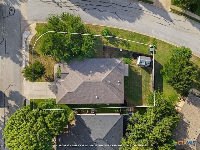2102 Garrison Dr, Leander, TX 78641 - view of property location with property boundaries highlighted
