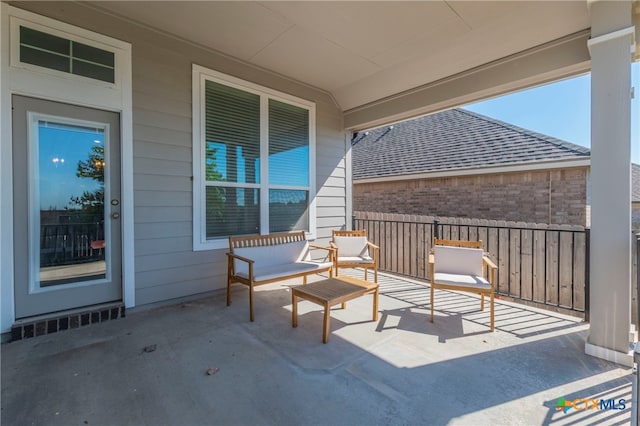 view of patio