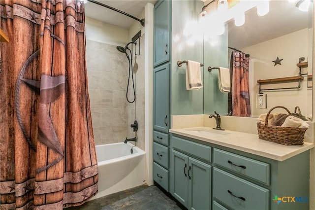 13230 Harvest Hill Ln, Holland, TX 76534 - bathroom featuring vanity and shower / bath combo