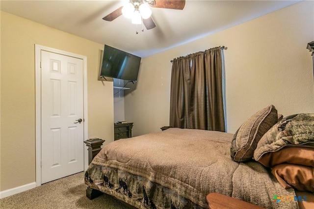 13230 Harvest Hill Ln, Holland, TX 76534 - bedroom featuring ceiling fan and carpet floors