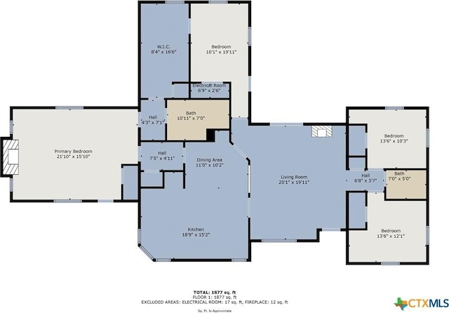 13230 Harvest Hill Ln, Holland, TX 76534 - floor plan