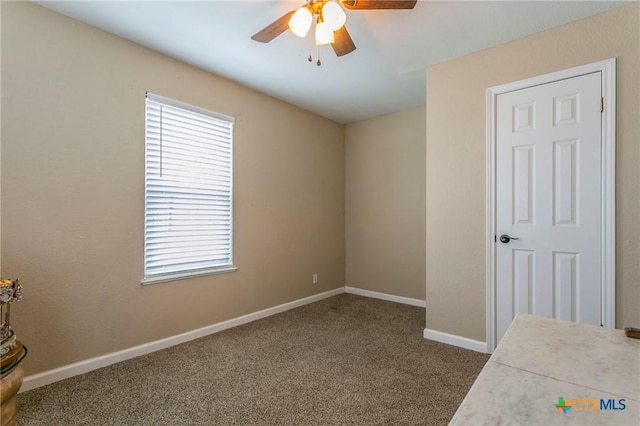 13230 Harvest Hill Ln, Holland, TX 76534 - unfurnished room with carpet flooring and ceiling fan
