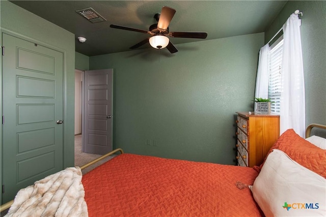 3810 Twilight Dr, Temple, TX 76502 - bedroom with ceiling fan