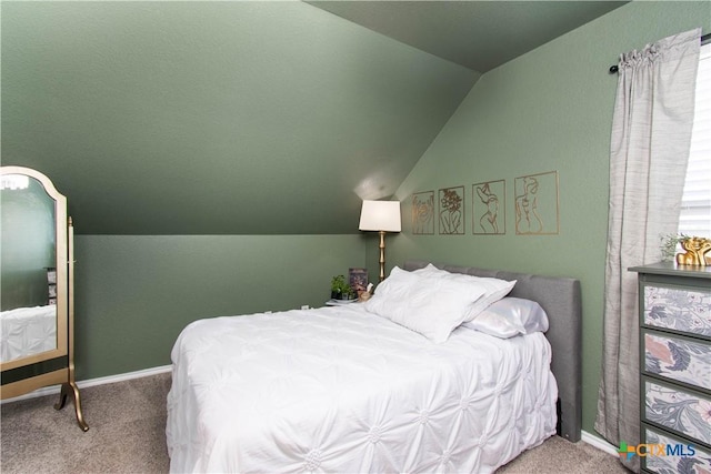 3810 Twilight Dr, Temple, TX 76502 - bedroom featuring carpet floors and lofted ceiling