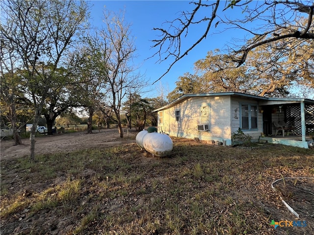 view of home's exterior