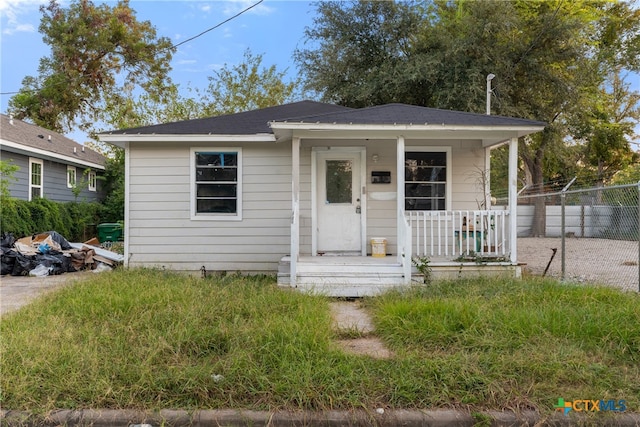 bungalow with a porch