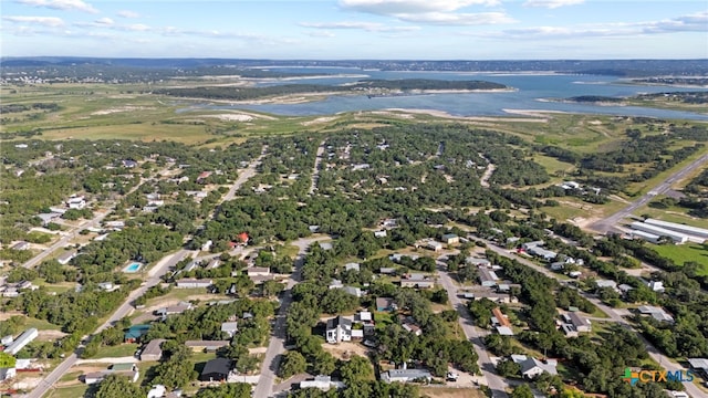 1400 Willow Dr, Canyon Lake, TX 78133 - aerial view of property and surrounding area featuring a large body of water