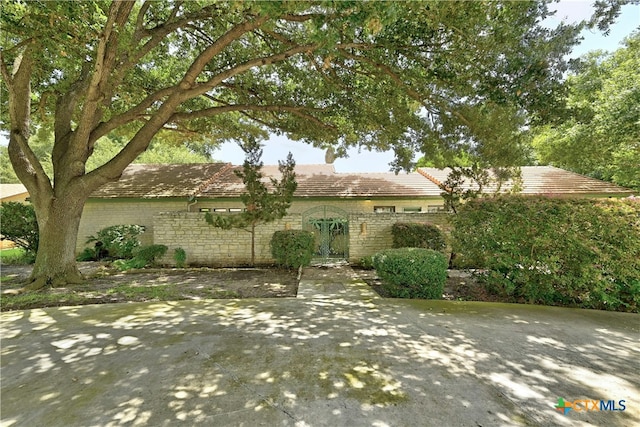 view of ranch-style home