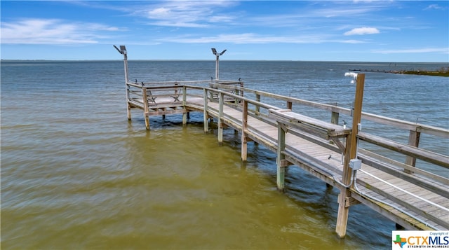 403 Bay St, Austwell, TX 77950 - view of dock with a water view
