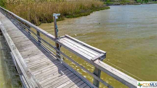 403 Bay St, Austwell, TX 77950 - view of dock with a water view