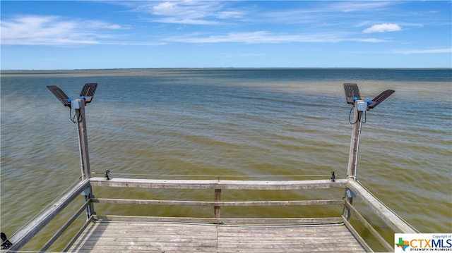 403 Bay St, Austwell, TX 77950 - view of dock with a water view
