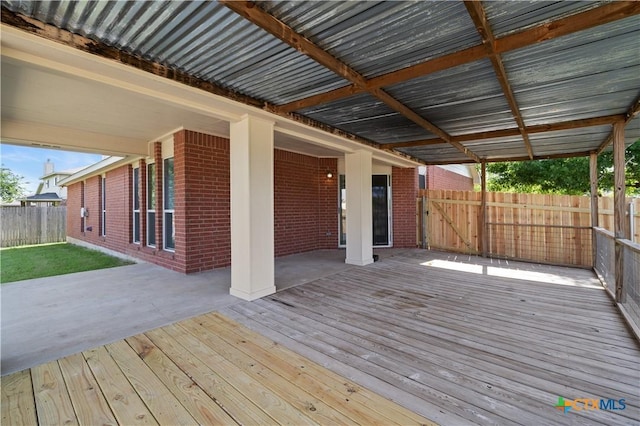 901 Mustang Trl, Harker Heights, TX 76548 - deck featuring a patio and a fenced backyard